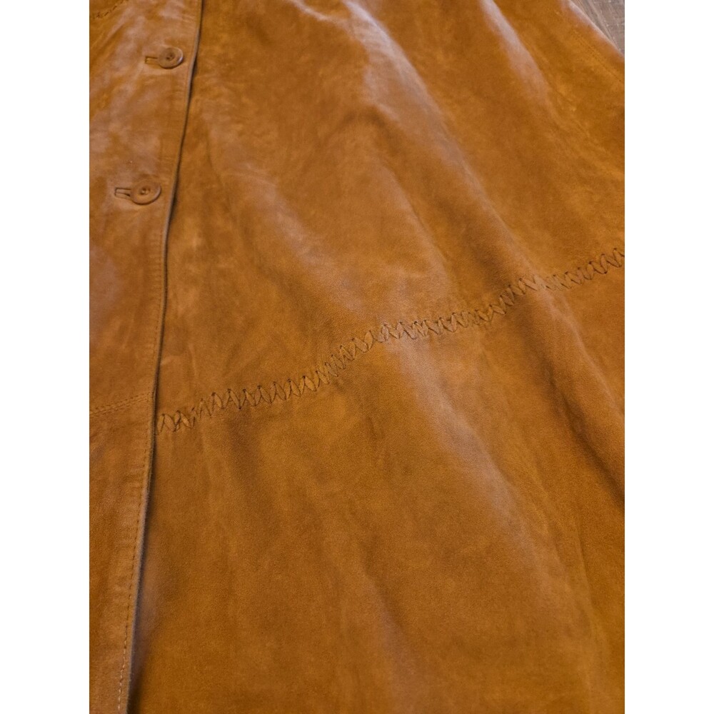 Riding Leap Mabrun Vintage Leather Maxi Skirt Please See Pictures For Measuremen - Picture 14 of 16